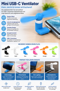 Mini USB Handy-Ventilator (USB Type-C)