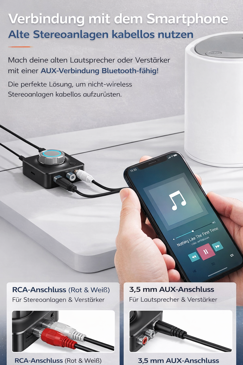 Ricevitore audio Bluetooth 5.0