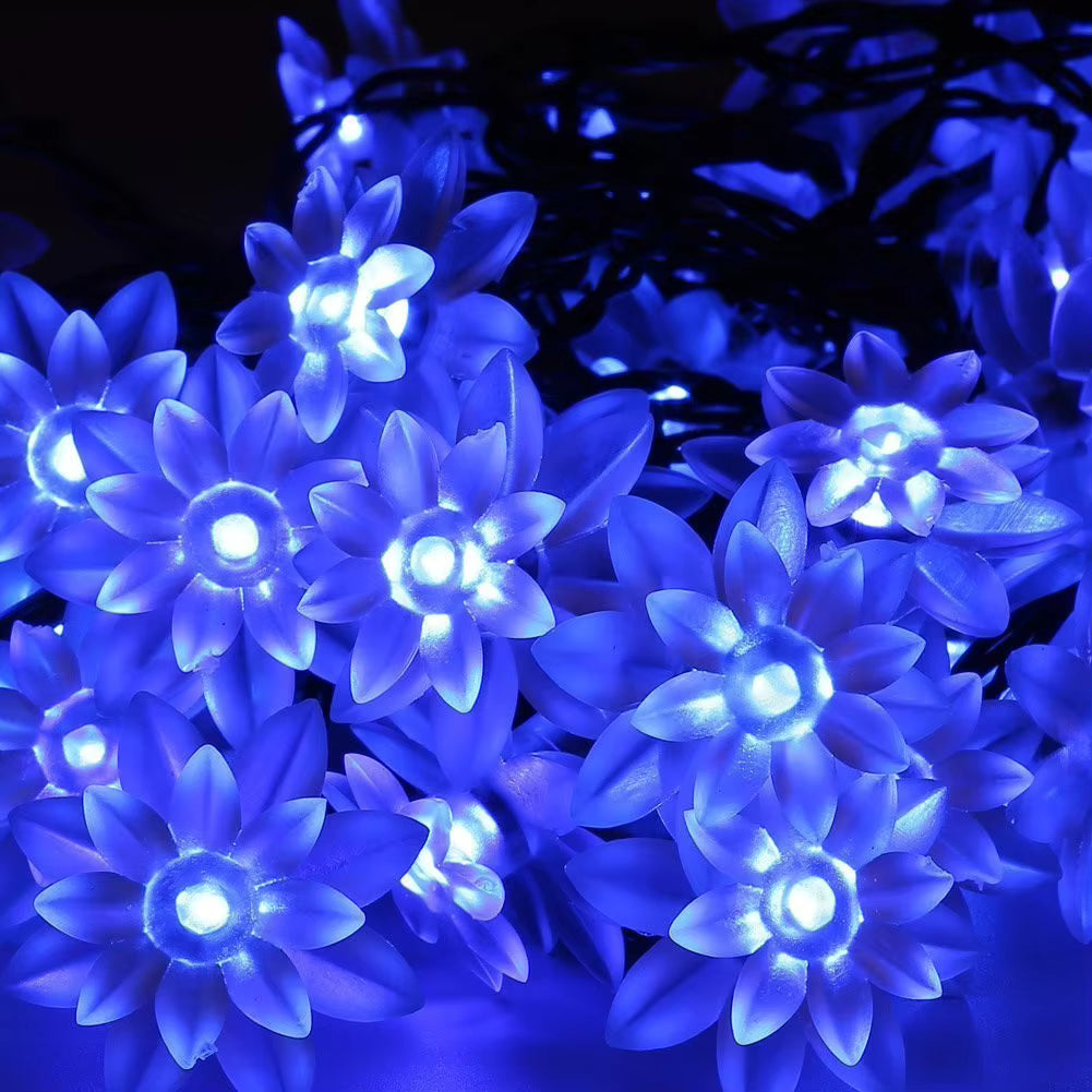 Solar Lotusblumen-Lichterkette