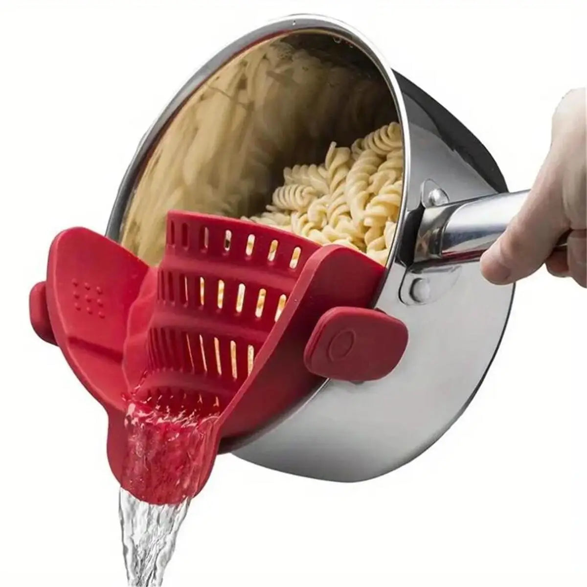 Verstellbares Clip-Sieb zum Kochen