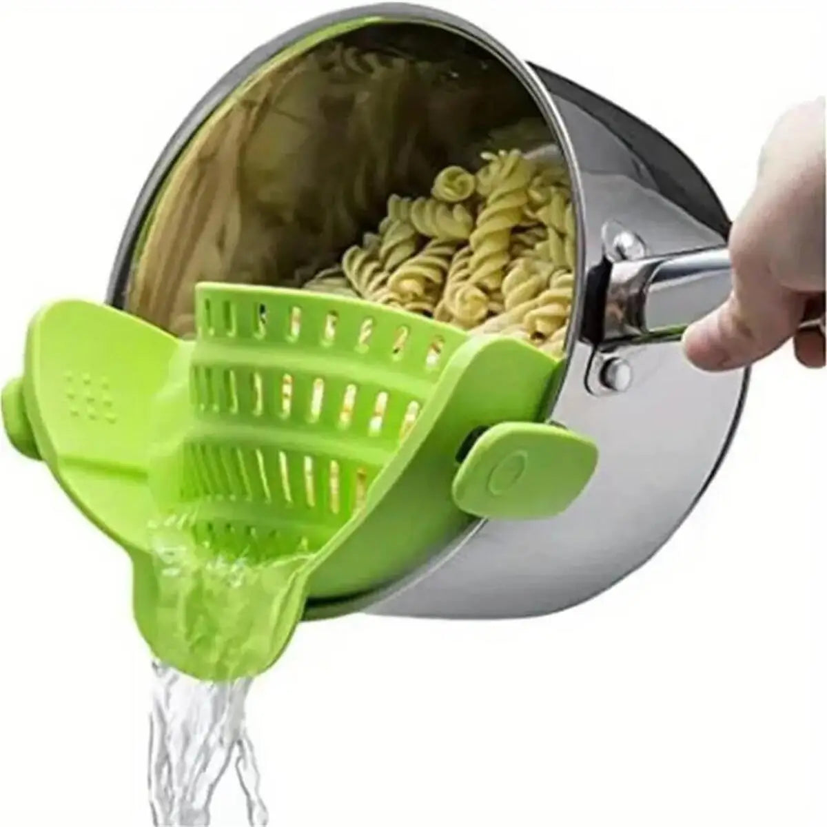 Verstellbares Clip-Sieb zum Kochen