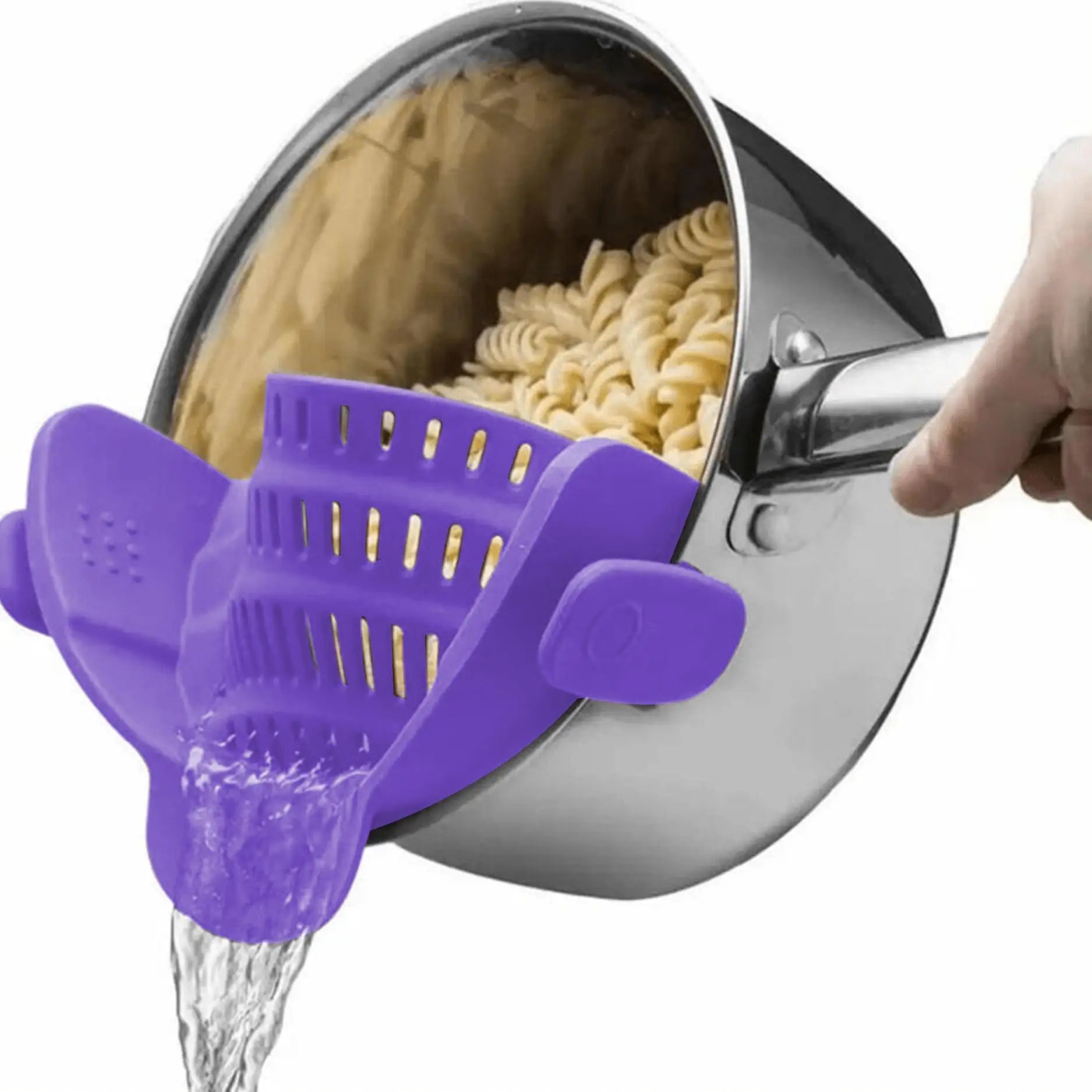 Verstellbares Clip-Sieb zum Kochen